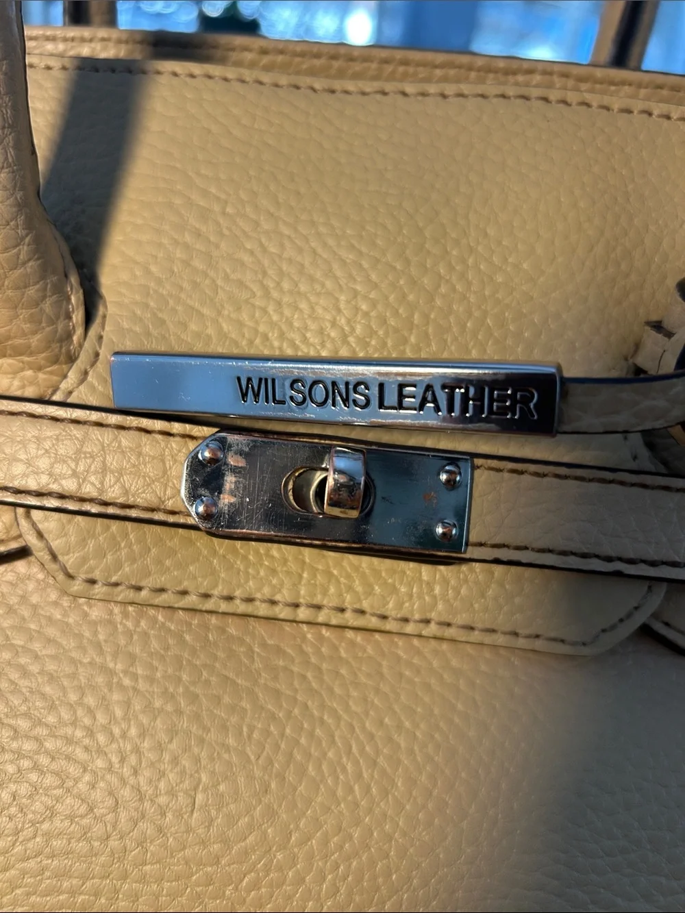 Wilsons Leather structured beige